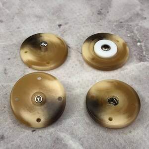 D=21 мм кнопки пластиковые потайные - черепаховый