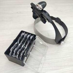 MG81001-A,В бинокулярная налобная лупа с подсветкой MG81001-A,В бинокулярная налобная лупа с подсветкой