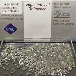 SS6 термоклеевые стразы дмс (dmc Китай) col Crystal