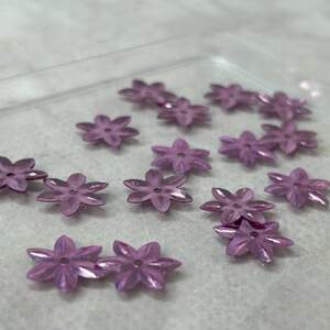 Ø12мм Пайетка цветочек грани 5г - сиреневый