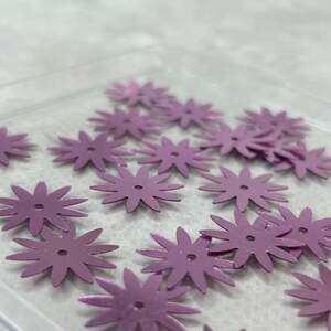 Ø18мм Пайетка цветочек ромашка 5г - сиреневый