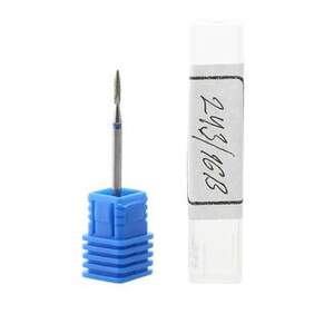 Алмазная фреза для кутикулы Пламя 243/016B синяя насечка Алмазная фреза для кутикулы Пламя 243/016B синяя насечка