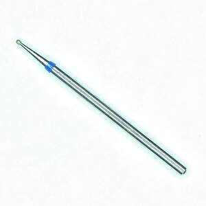 Алмазная фреза для кутикулы Шар 001/018В синяя насечка Алмазная фреза для кутикулы Шар 001/018В синяя насечка