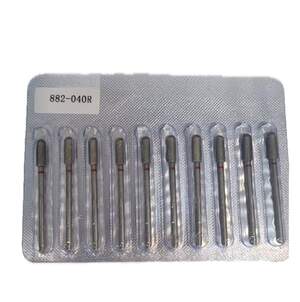 Алмазная фреза Цилиндр 882/040R красная насечка Алмазная фреза Цилиндр 882/040R красная насечка