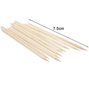 Апельсиновые палочки для маникюра и педикюра 7,5см, 100шт Апельсиновые палочки для маникюра и педикюра 7,5см, 100шт