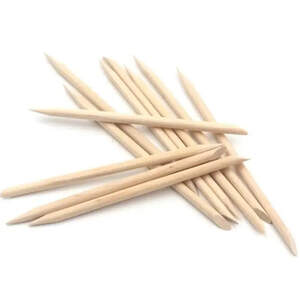 Апельсиновые палочки для маникюра и педикюра 9,5см, 100шт Апельсиновые палочки для маникюра и педикюра 9,5см, 100шт