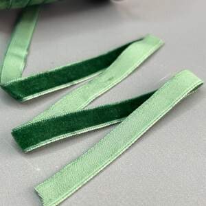 Бархатная лента декоративная 1 см 20 м - # 8092