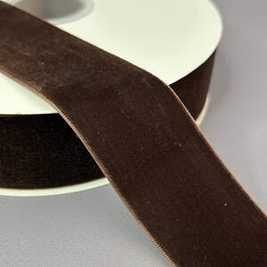 Бархатная лента декоративная 3,8 см 20 м - 8135