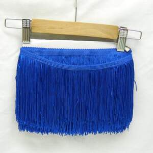 Бахрома для бальных платьев 15см х 9м -01 (электрик)