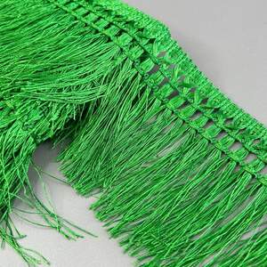 Бахрома для штор 12 см - зеленое яблоко