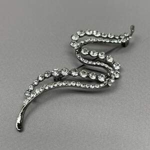 Брошь-булавка Сияние 8 см - графит #88810 Брошь-булавка Сияние 8 см - графит #88810