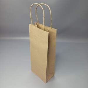 Бумажный пакет с ручками 130х80х310 мм