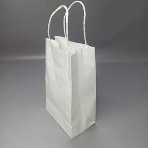 Бумажный пакет с ручками 150х90х240 мм.