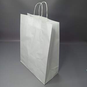 Бумажный пакет с ручками 320х150х420 мм. Бумажный пакет с ручками 320х150х420 мм.