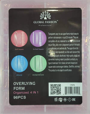 Верхние многоразовые формы 4 в 1 с разметкой, 96 шт