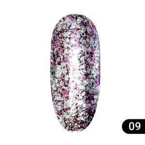 Втирка для ногтей Global Fashion Diamond foil 09, 5гр