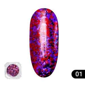 Втирка для ногтей Global Fashion Fire Works 01