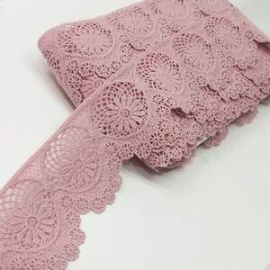 Вязаное матовое кружево 6 см - 13м JF20237 col А3-130