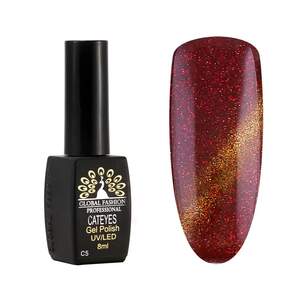 Гель-лак Кошачий глаз Global Fashion Professional 05, 8мл