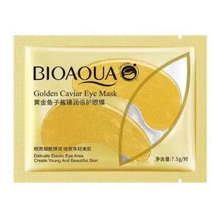 Гидрогелевые патчи под глаза Bioaqua c золотом и икрой