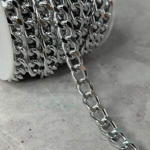 Декоративные цепи, цвет серебро 1114