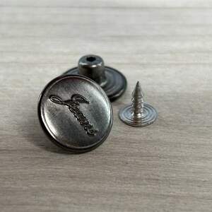 Джинсовая пуговица 17мм Блэк никель (50шт) 2110 Джинсовая пуговица 17мм Блэк никель (50шт) 2110