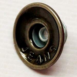 Джинсовая пуговица 17мм Блек никель на плавающей ножке (1000шт) 0742 Джинсовая пуговица 17мм Блек никель на плавающей ножке (1000шт) 0742