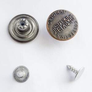Джинсовая пуговица 17мм Медные (1000шт) 0092 Джинсовая пуговица 17мм Медные (1000шт) 0092