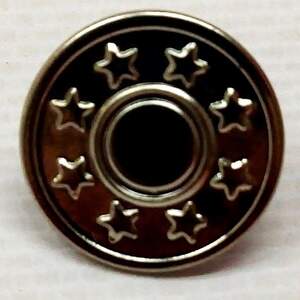 Джинсовая пуговица 17мм Никель (1000шт) 0738 Джинсовая пуговица 17мм Никель (1000шт) 0738