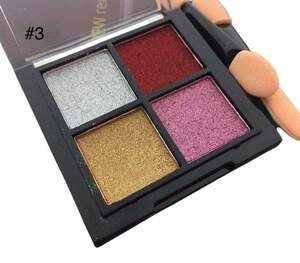 Зеркальная втирка для ногтей Global Fashion 4в1 003-1