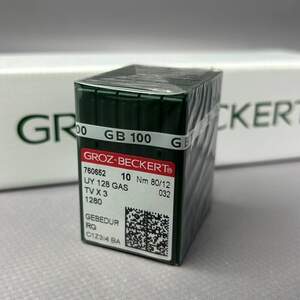 Иглы для плоскошовных машин Groz Beckert UY 128GAS Gebedur 80-RG Иглы для плоскошовных машин Groz Beckert UY 128GAS Gebedur 80-RG
