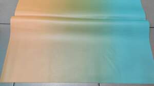 Калька флористическая для цветов и подарков 57х57см 20 листов оранжевый с морской волной