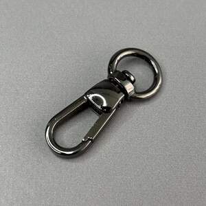 Карабин для сумки 10 мм, темный никель - 4 см