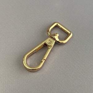 Карабин для сумки 13 мм, золото - 5 см