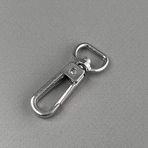 Карабин для сумки 13 мм, никель - 4,5 см