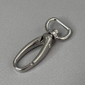 Карабин для сумки 13 мм, никель - 4,5 см