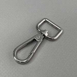 Карабин для сумки 17 мм, никель - 5 см