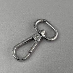 Карабин-кольцо для сумки 20 мм, темный никель - 3 см