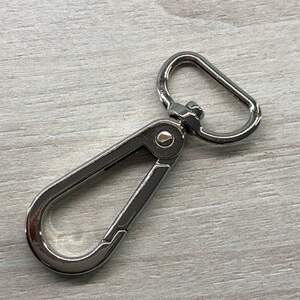 Карабин для сумки 20 мм, никель - 5,5 см