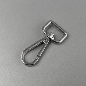 Карабин для сумки 20 мм, никель - 5,5 см