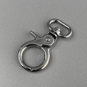 Карабин для сумки 20 мм, никель - 6 см