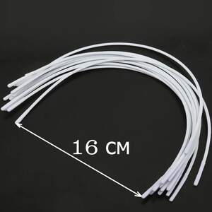 Каркас (косточки) для бюстгальтера # 105 - 16см (Белая эмаль, металл), пара Каркас (косточки) для бюстгальтера # 105 - 16см (Белая эмаль, металл), пара