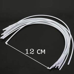 Каркас (косточки) для бюстгальтера # 85 - 12см (Белая эмаль, металл), пара Каркас (косточки) для бюстгальтера # 85 - 12см (Белая эмаль, металл), пара