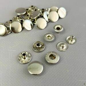 Кнопка Альфа - 15мм Никель Tals (50шт) (00247) Кнопка Альфа - 15мм Никель Tals (50шт) (00247)