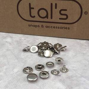 Кнопка Альфа 12,5мм #54 Никель (720шт) Tals (00245) Кнопка Альфа 12,5мм #54 Никель (720шт) Tals (00245)