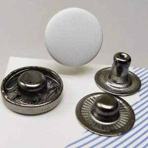 Кнопка Альфа 15мм Белая матовая (10шт) (00247) Кнопка Альфа 15мм Белая матовая (10шт) (00247)