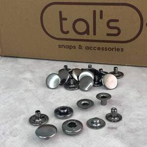 Кнопка Альфа 15мм Темный Никель (720шт) Tals (00247) Кнопка Альфа 15мм Темный Никель (720шт) Tals (00247)