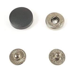 Кнопка Альфа 17мм Пластиковая шляпка Черная К (720шт) (00756) Кнопка Альфа 17мм Пластиковая шляпка Черная К (720шт) (00756)