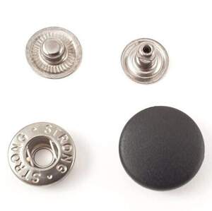 Кнопка Альфа с Черной пластиковой шляпкой 20мм (00757) Кнопка Альфа с Черной пластиковой шляпкой 20мм (00757)