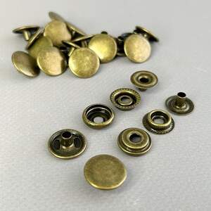 Кнопка нержавейка #61 - 15мм Антик (50шт) (00246) Кнопка нержавейка #61 - 15мм Антик (50шт) (00246)